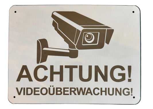 Metallschild Weißblech 20x15 cm – Verschiedene Motive | Lasergravur personalisiert