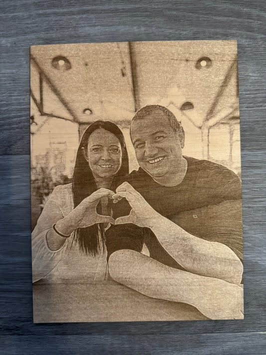 Sperrholzplatte personalisiert – Birke & Pappel mit Lasergravur