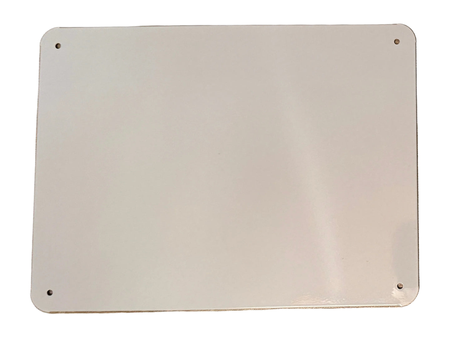 Metallschild Weißblech 20x15 cm – Text & Grafik Gravur personalisiert