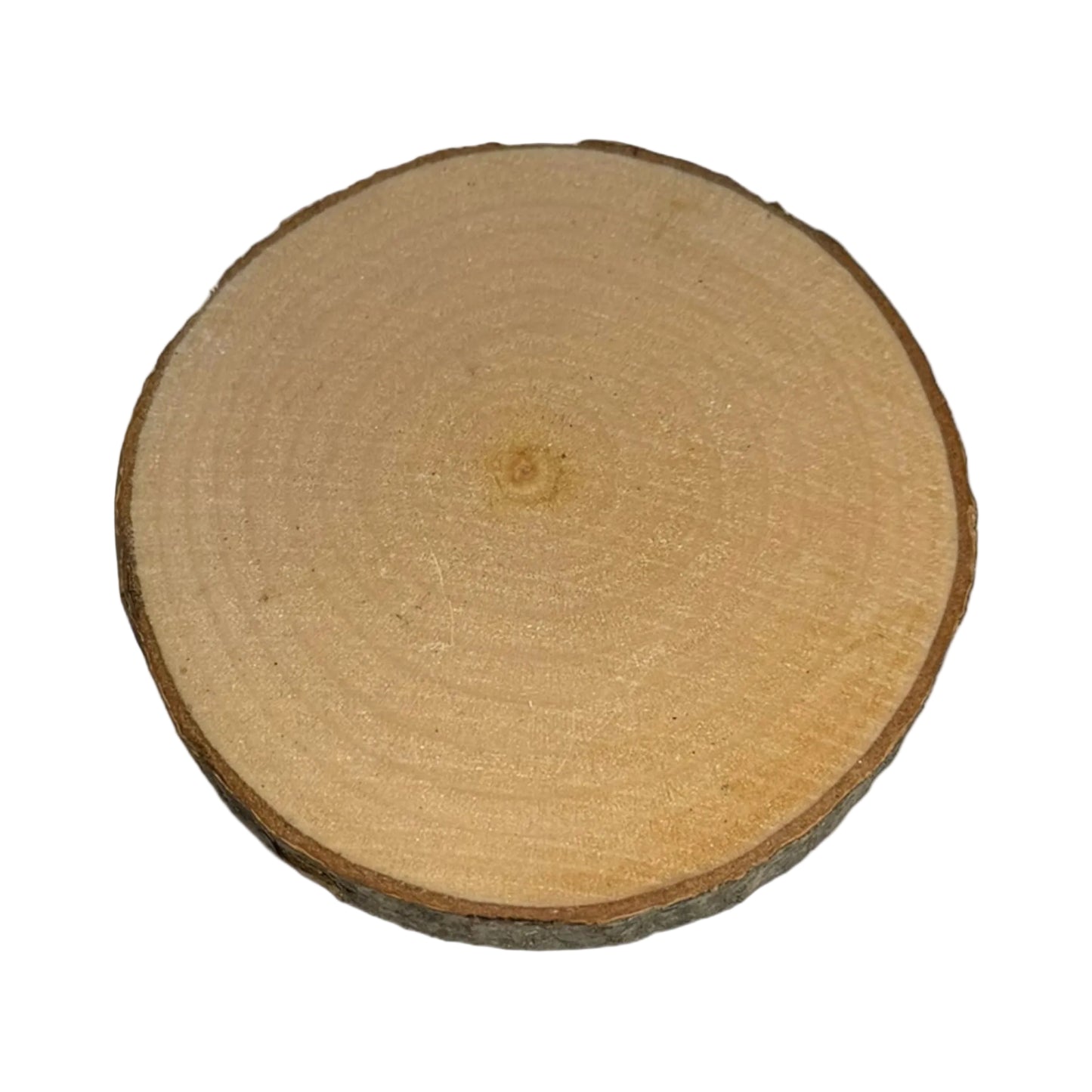 Untersetzer Holzscheibe 10 cm – Fotogravur personalisiert