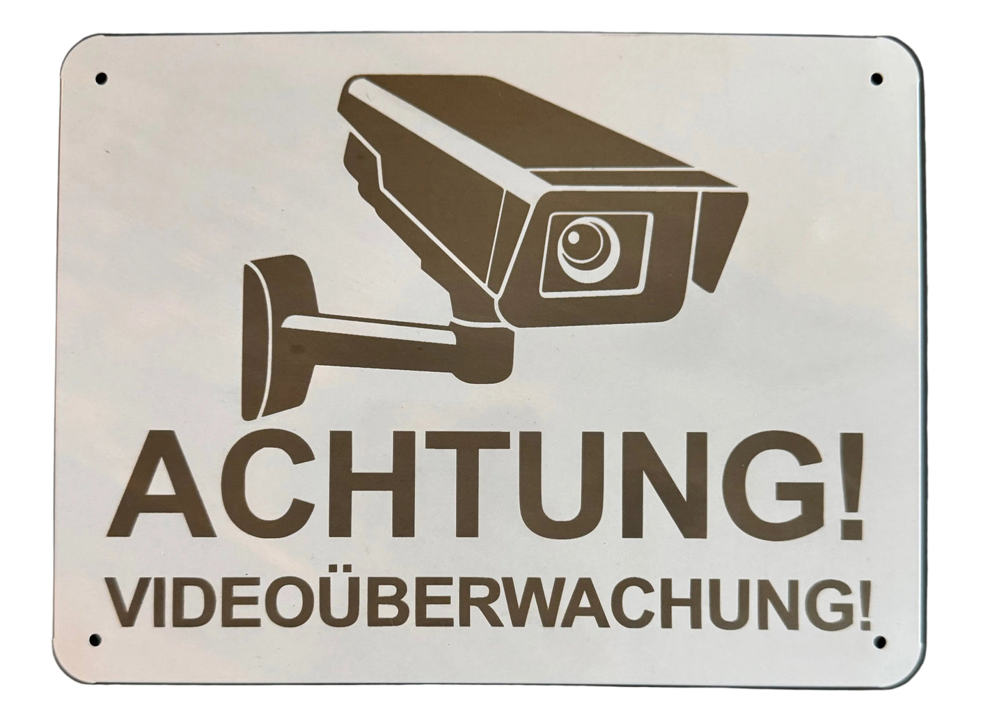 Metallschild Weißblech 20x15 cm – Verschiedene Motive | Lasergravur personalisiert