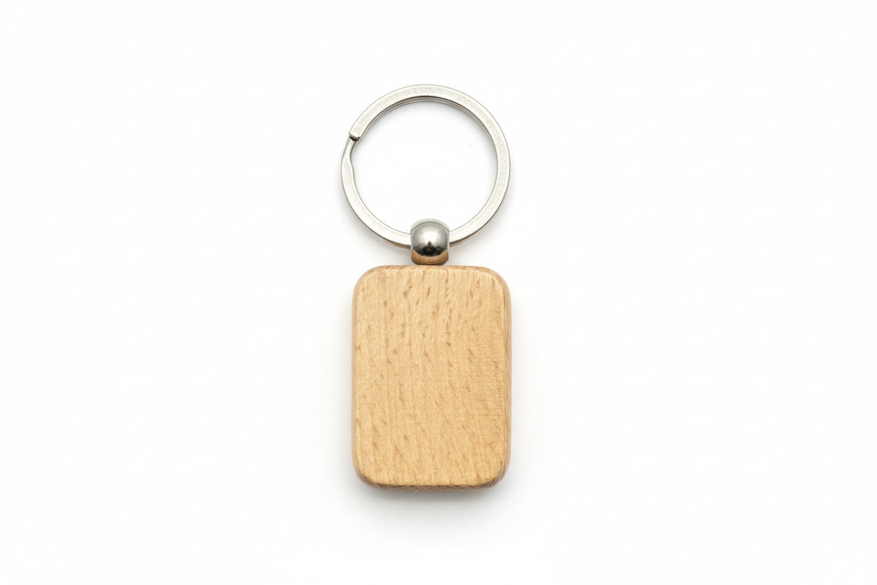 Schlüsselanhänger Holz – Verschiedene Motive | Lasergravur personalisiert