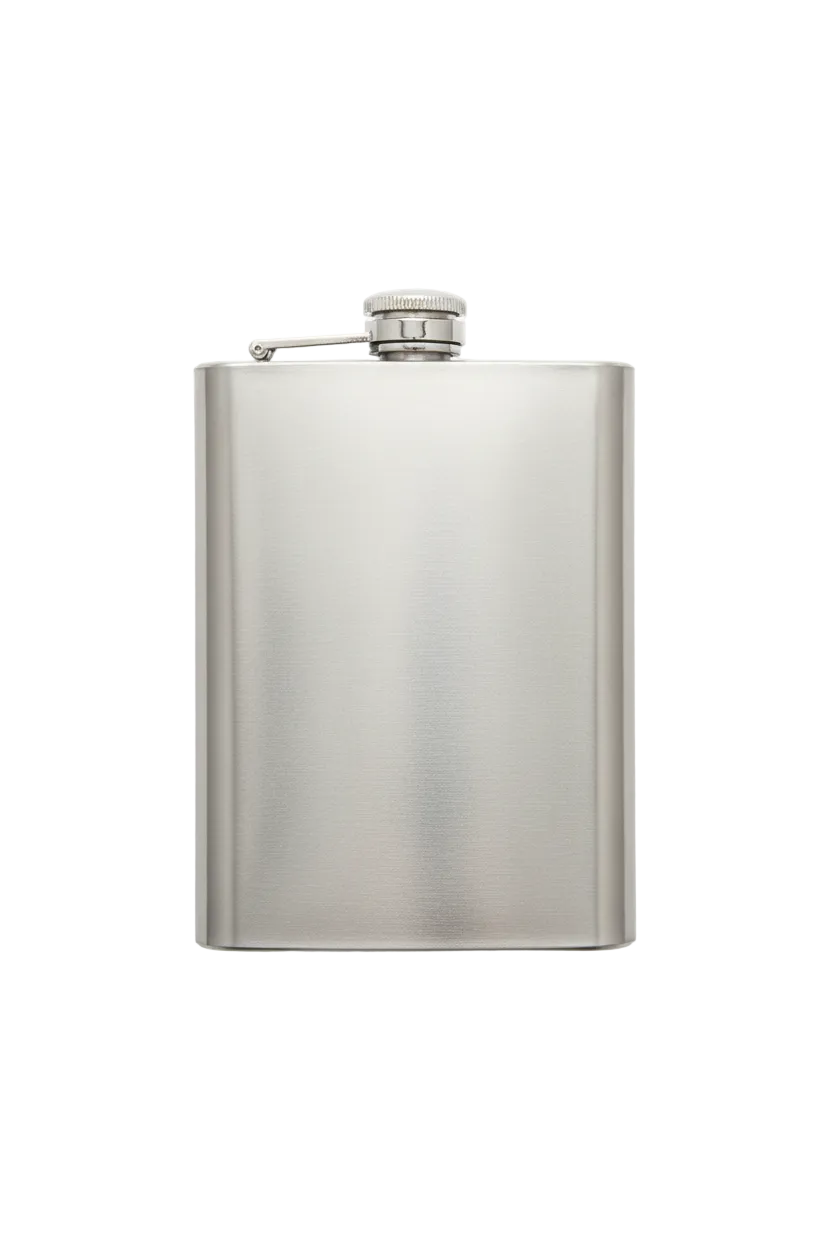 Edelstahl Flachmann Mockup 2