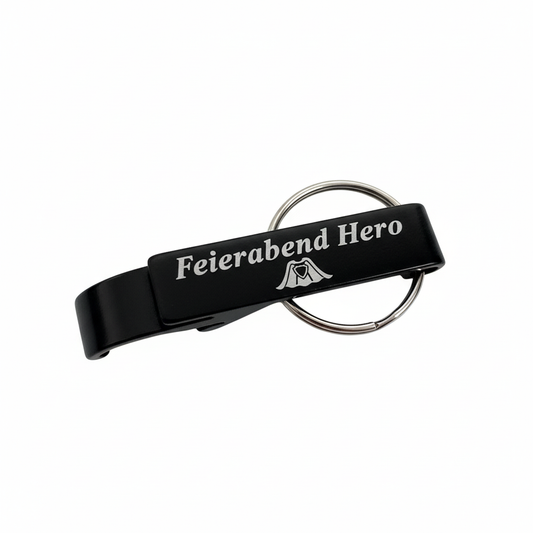 Feierabend Hero Gravur