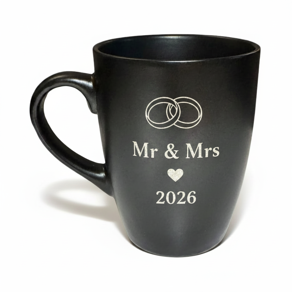 Tasse Hochzeitsgravur